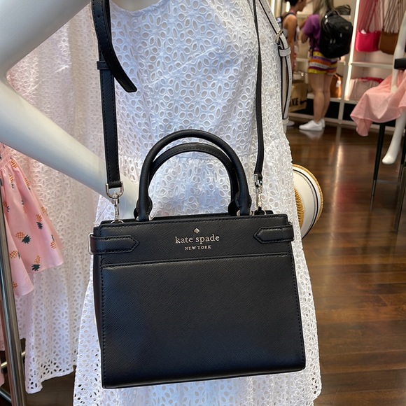 Kate Spade staci small satchel black NWT - Picture 11 of 16
